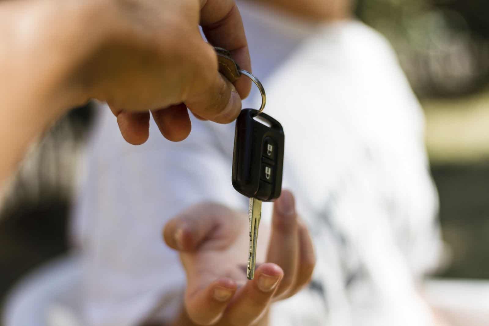 handing over car key after driving prohibition
