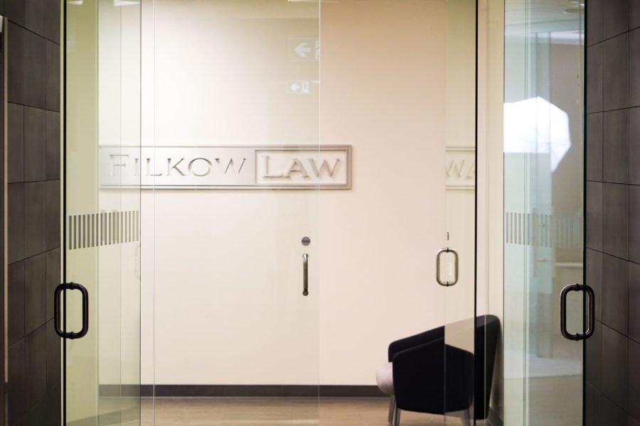 Entrance to the offices of Filkow Law, A Criminal Law Firm in Vancouver